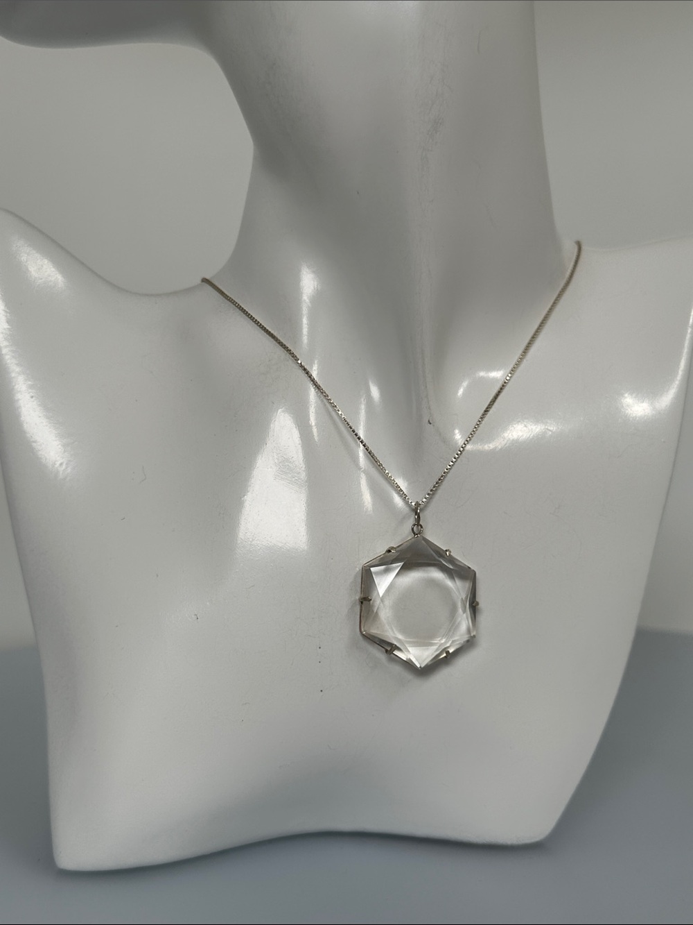Elegant 925 Sterling silver SPINEL Pendant Necklace